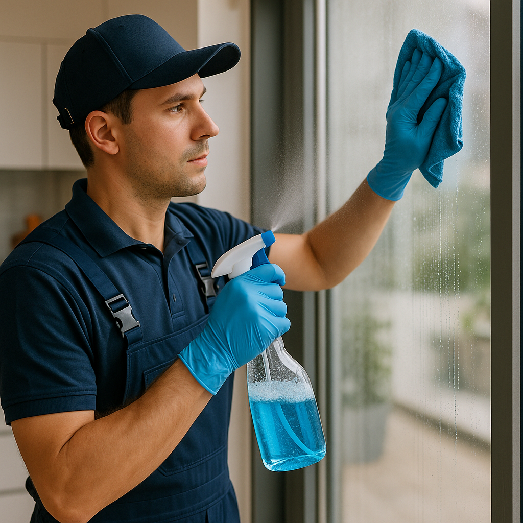 Glass Facade cleaning